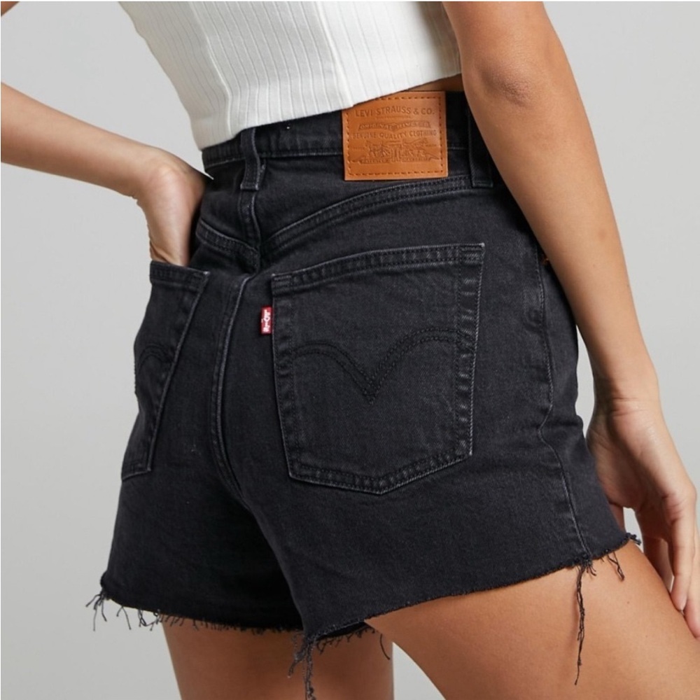 Levis Ribcage short 34 3” Black lake